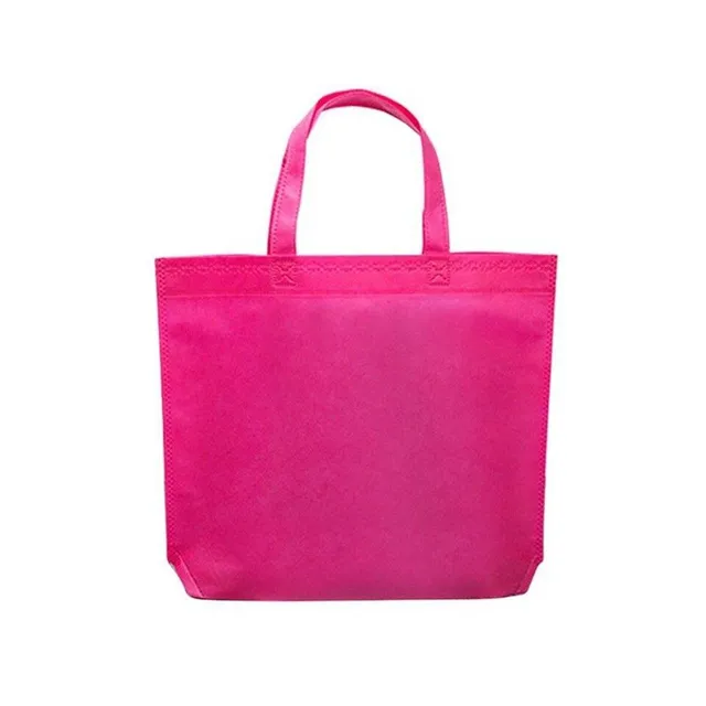 Handy single color shopping bag without printing made of durable material Lew