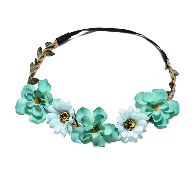 Floral headband for hair Jade