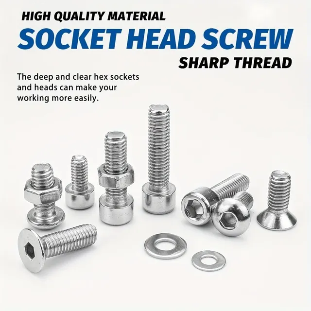 Universal set of nuts and screws - 880 pieces for all your needs