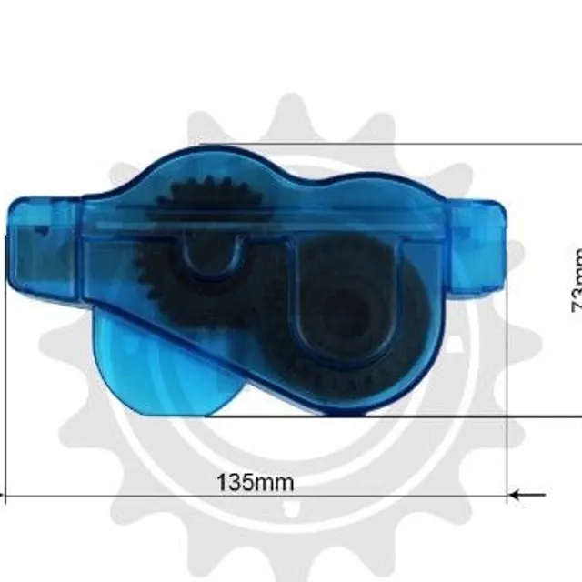 Bicycle-chain washing machine