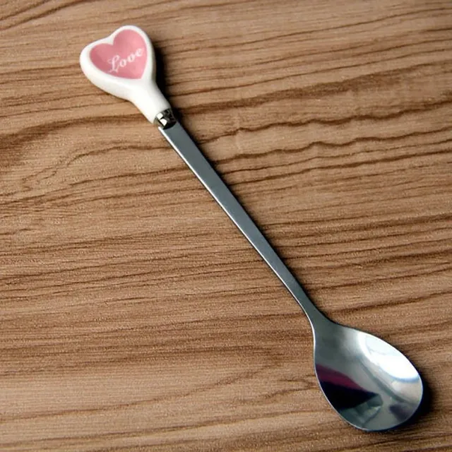 Tea spoon with heart