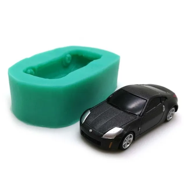 Silicone form racing car