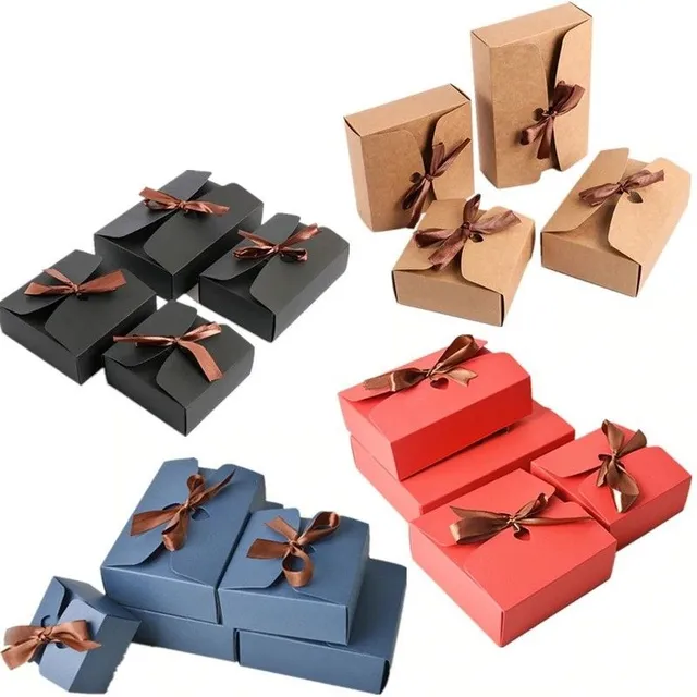 Gift box with bow 10 pcs