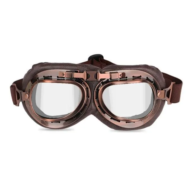 Vintage motorcycle glasses