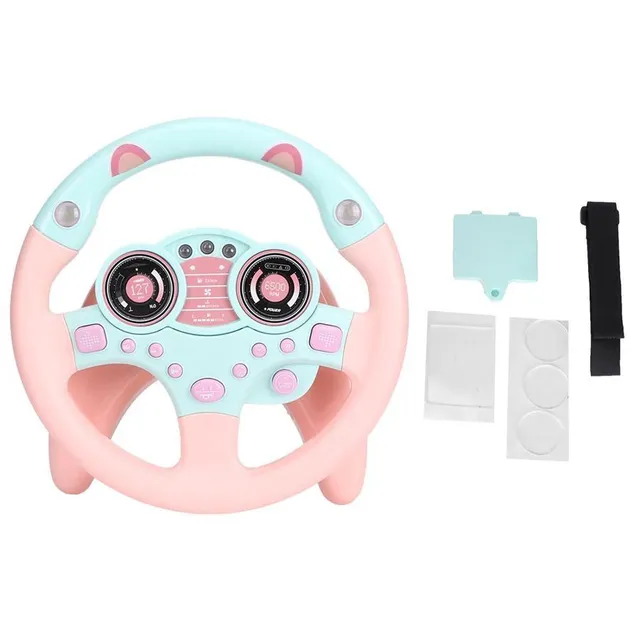 Children's electric interactive steering wheel