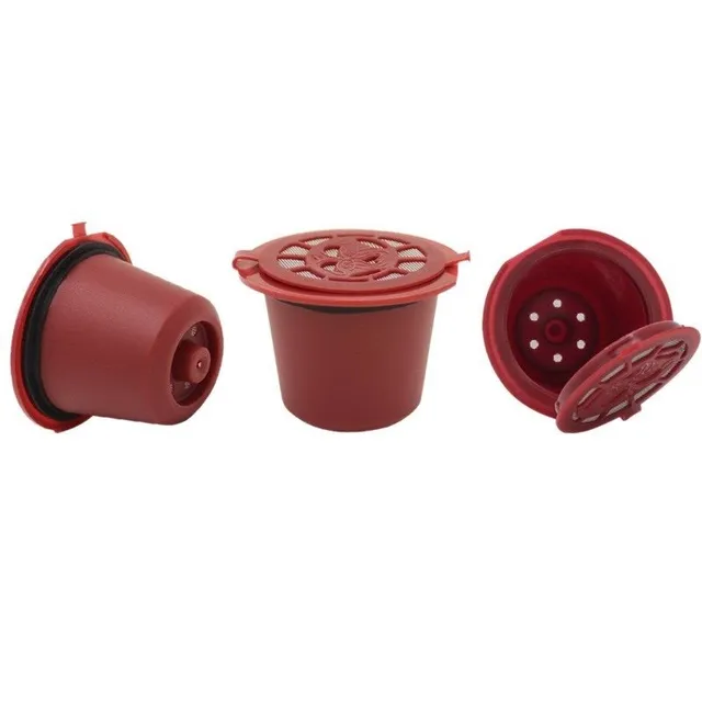 Capsule reutilizabile pentru mașina de cafea Nespresso, set de 3 bucăți