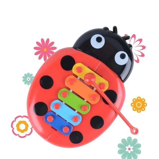 Children's Toy Xylofon Ladybug