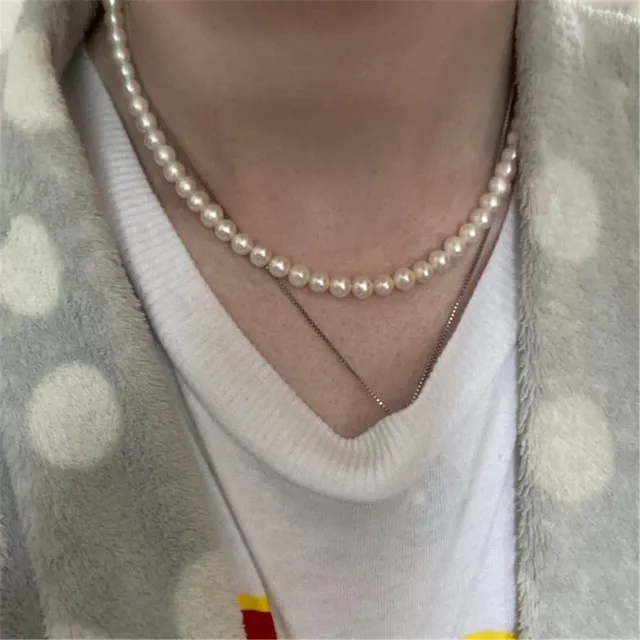 Collier élégant en perles pour femme