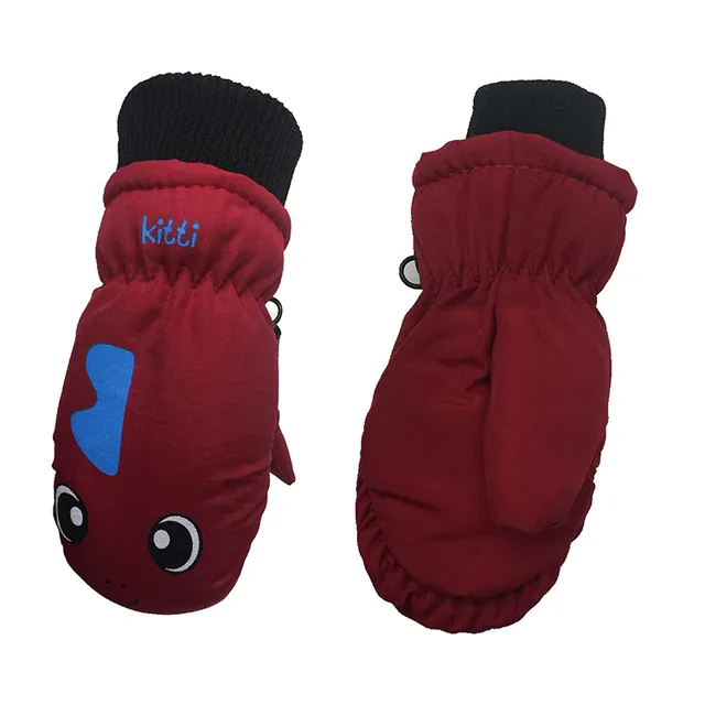 Moufles d'hiver imperméables pour enfants - 6 couleurs