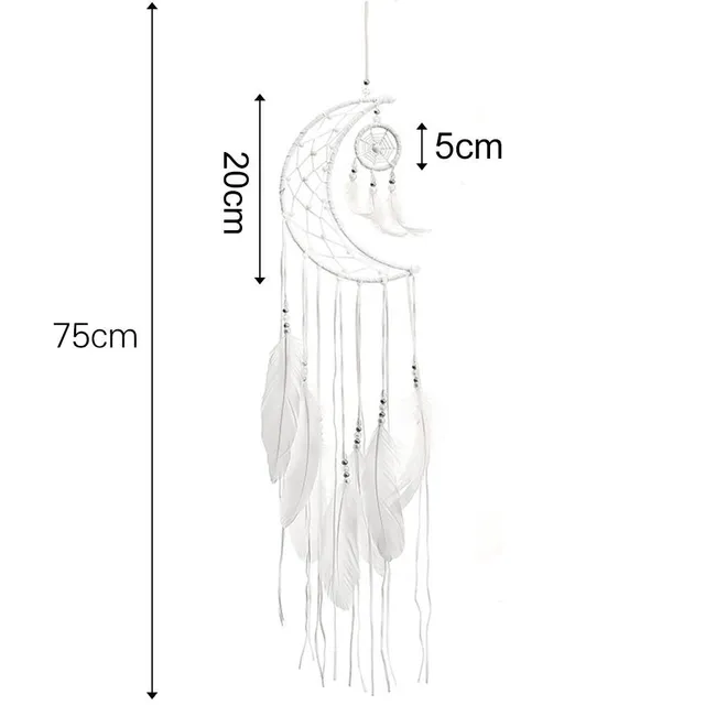 Beautiful dream catcher with beads and feathers