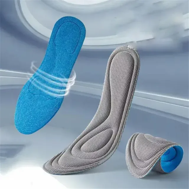 Foam insoles for men and women Nano Antimicrobial Massage Running Accessories