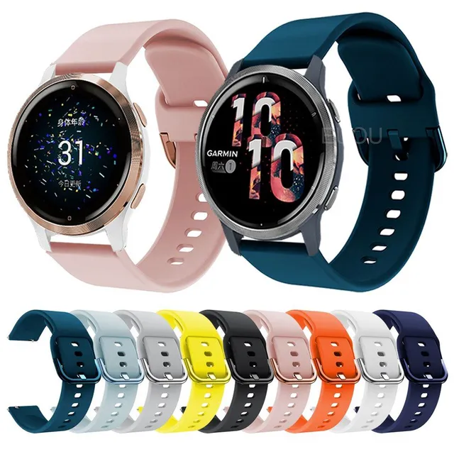 Bracelet en silicone flexible pour Garmin Venu 2 2S / Vivoactive 4 / 4S