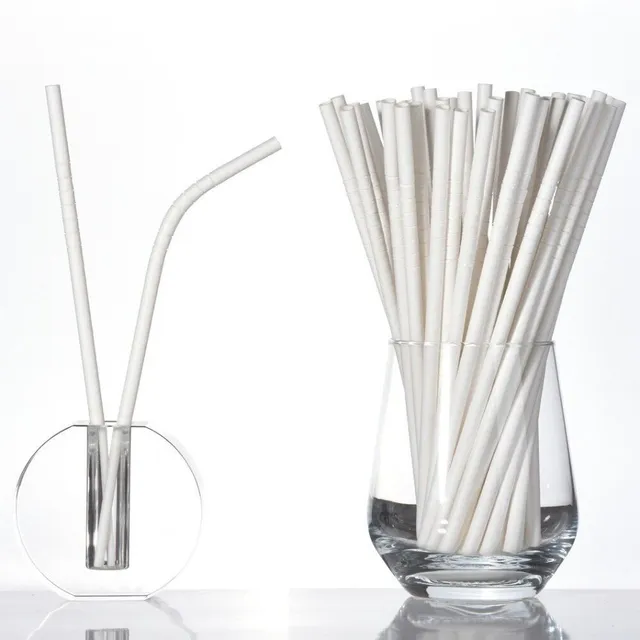 Paper straw 25 pcs C58