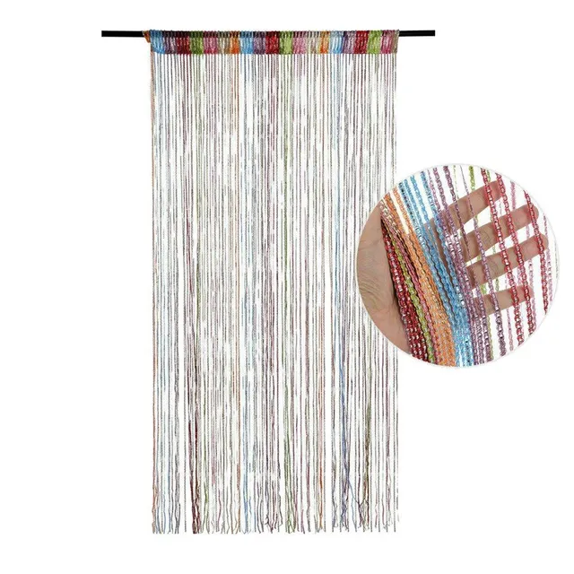 Decorative beaded curtain