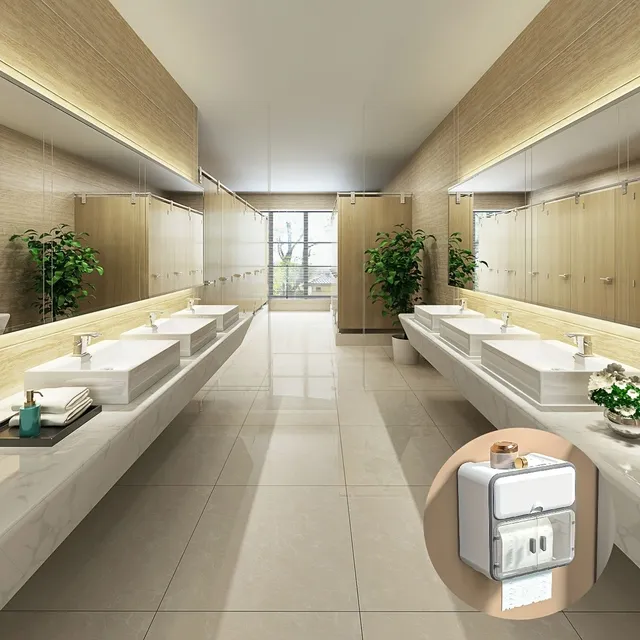 Suport de hârtie igienică de perete fără găurire, cutie de depozitare multifuncțională pentru baie