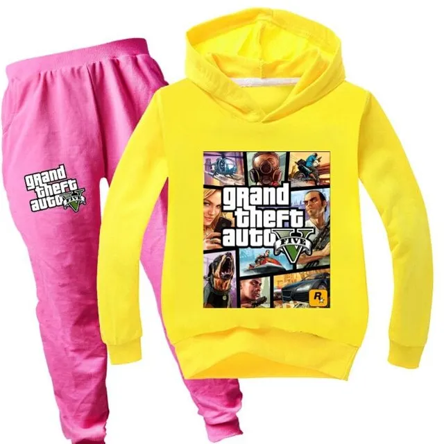 Children's training suits cool with GTA 5 prints color at picture 24 3 - 4 roky