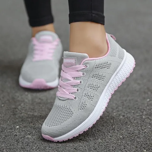Women's stylish sneakers - orthopaedic shoes