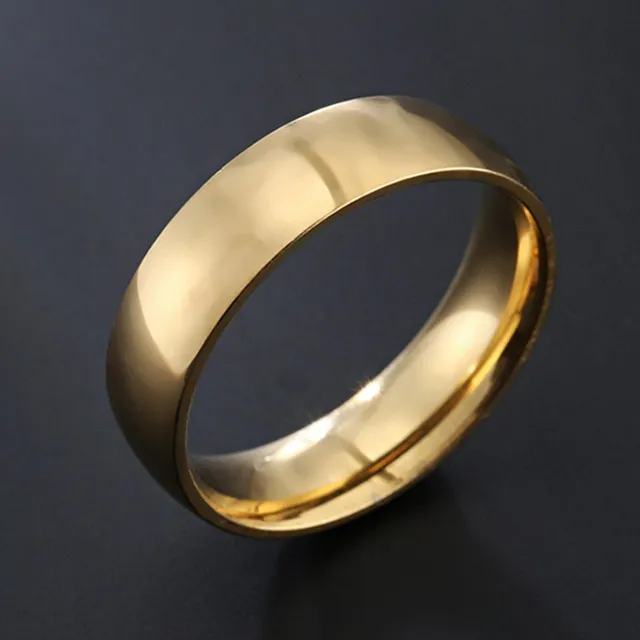 Men's elegant ring - fine pattern