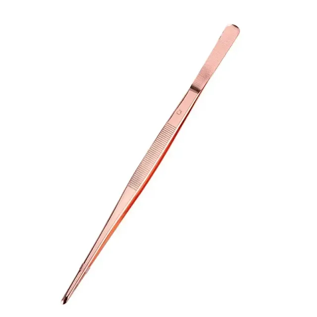 Professional bar tweezers for cocktails - stainless steel long tweezers for perfect cocktail decoration