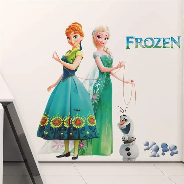 Wall sticker Elsa Anna | Ice Kingdom