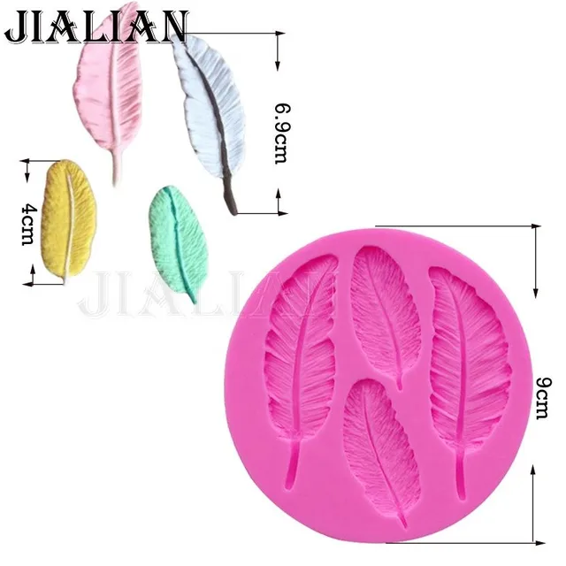 Silicone mould - feathers