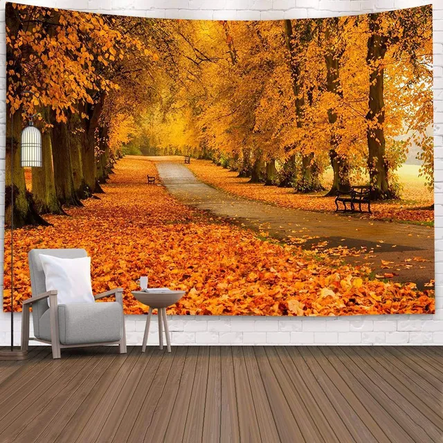 Wall tapestry with nature theme