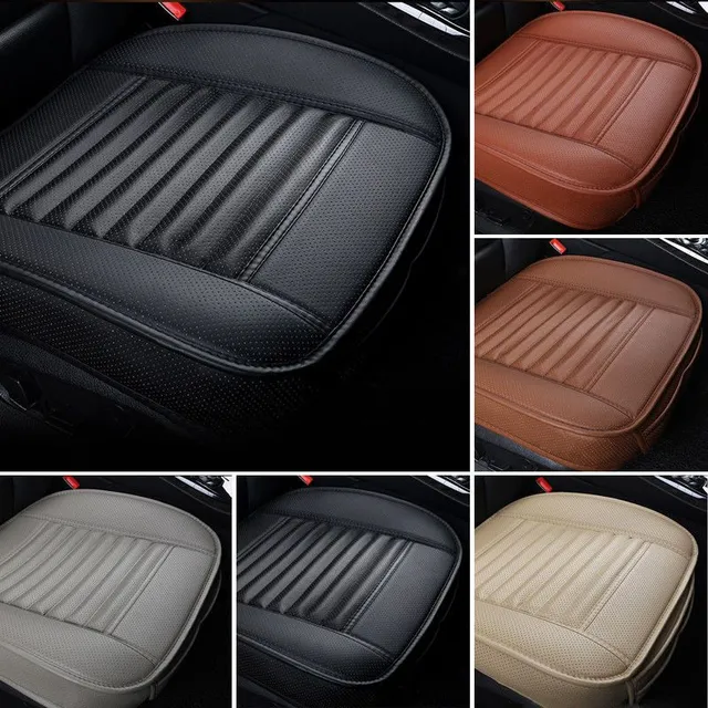 Universal leather cover for front car seats