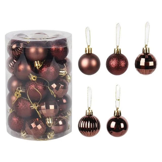 Set of Christmas decorations - different colours