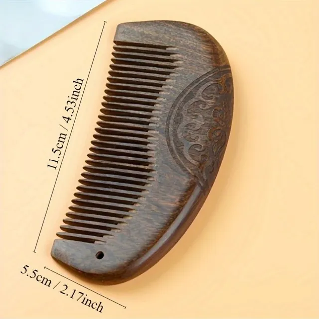 Set of fine sandalwood combs