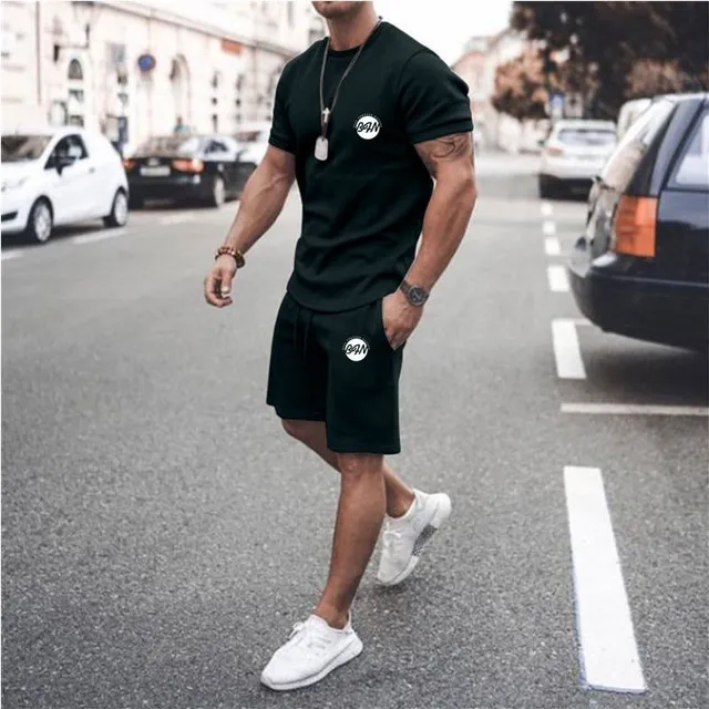 Men's summer clothing set - shorts and t-shirt