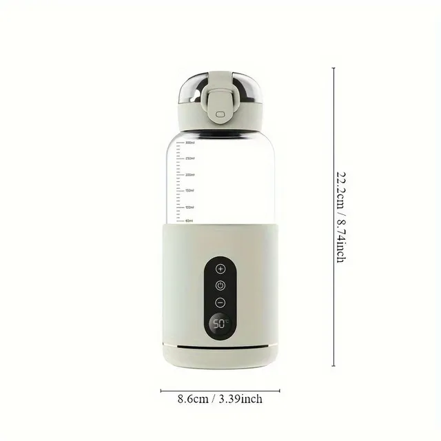 Portable water heater with constant temperature dry milk heater for travel, bottle heater, safe outdoor winter utensils, Christmas present for Thanksgiving on Halloween