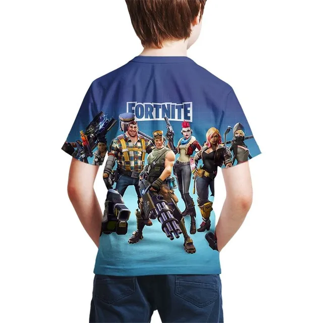 Men's T-shirt with stylish Fortnite printing