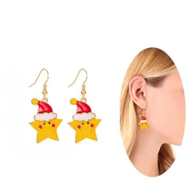 Earrings with Christmas motifs