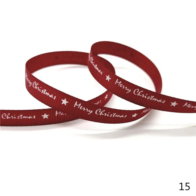 Christmas ribbon with print