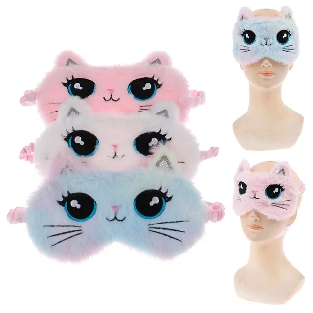 Cute eye mask with Topsy cat motif