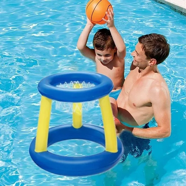 Vodný basketbal / hádzanie na plávajúcu obruč