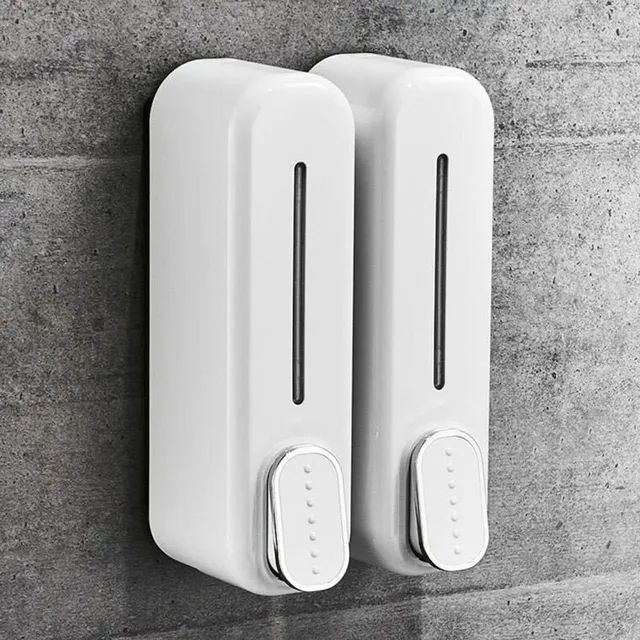 Wall-mounted soap dispenser in elegant design