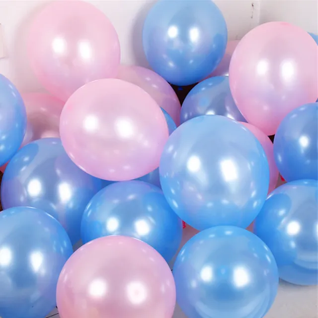 Colour decorative balloons - 10 pieces