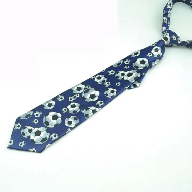 Luksusowy krawat męski nie tylko dla miłośników piłki nożnej - kilka wariantów kolorystycznych Welljahel