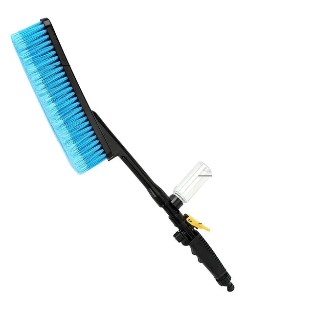 Flow brush for washing cars