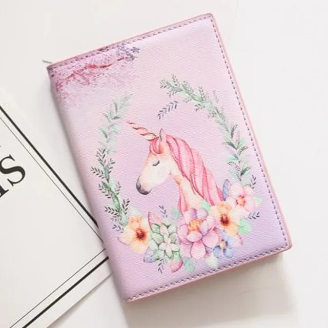 Decorative case for passport Pinkie