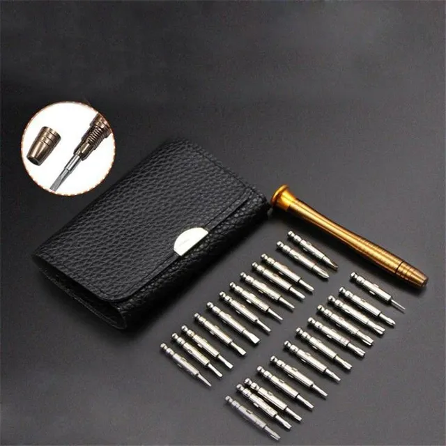 Mini screwdriver with bits 25 pcs