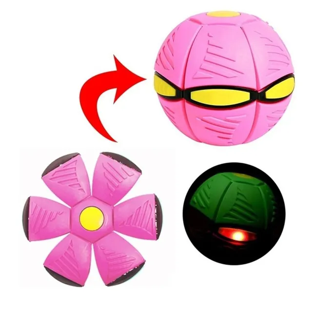 Trendy children's throwing disc/ball with LED lights