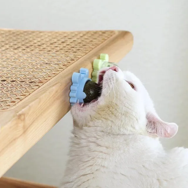 Roztomilá nalepovací hračka se šantou kočičí - 3 barvy