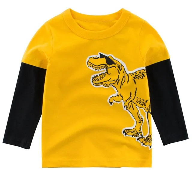 Jungen Baumwoll T-Shirt mit Dinosaurier