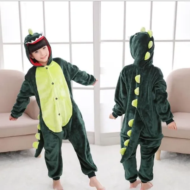 Pijama pentru copii cu animale, dinozaur