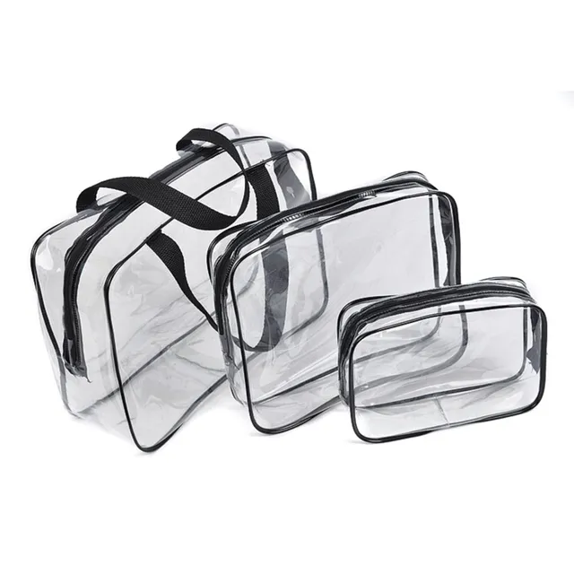 Portable Transparent Travel Makeup Bag