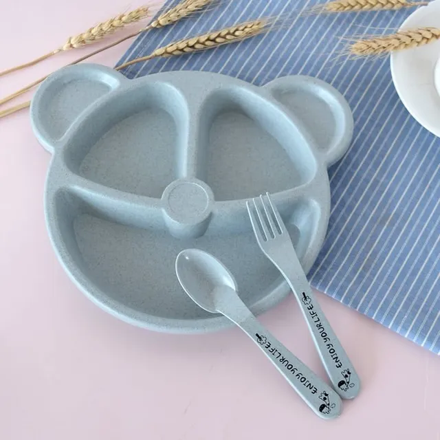 Baby food bowl with cutlery