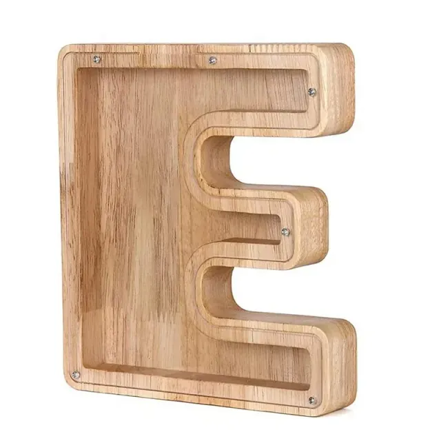 Design box in letter shape - whole alphabet, wood processing