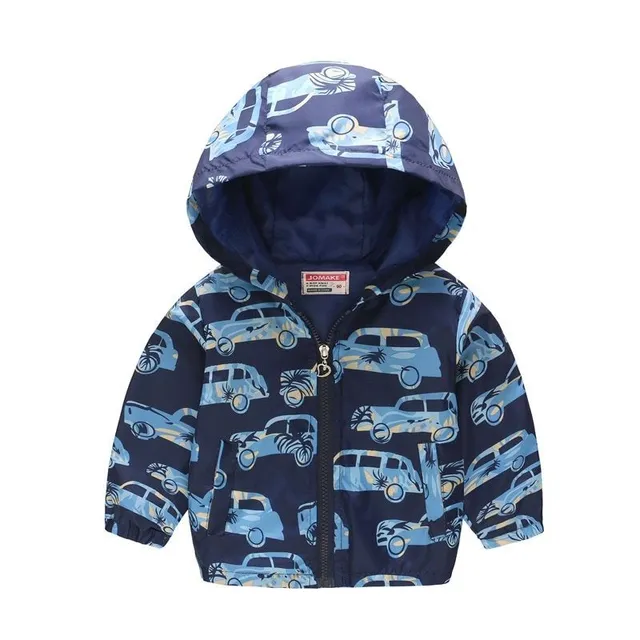 Boys spring windbreakers with hood